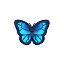 Morpho bleu - Animal Crossing : New Leaf (3DS) [ACNL]